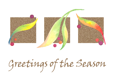 Seasons Greetings holiday card.
