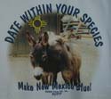 Breed within your species t-shirt.